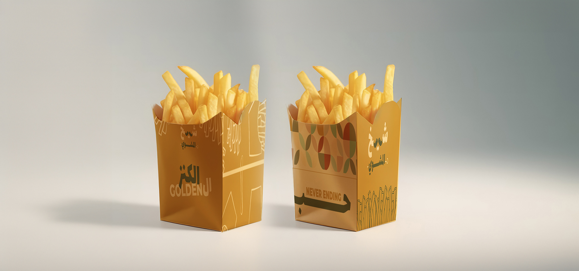 Fast food french fries isolated on white background with text space can use for advertising, ads, branding